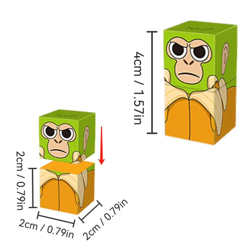 شعبية الكرتون Tingtungsahur عصا كتل مغناطيسية عدة DIY بها بنفسك الإبداعية الجذعية لعب الاطفال هدية الحيوانات Trallalelo قوالب بناء