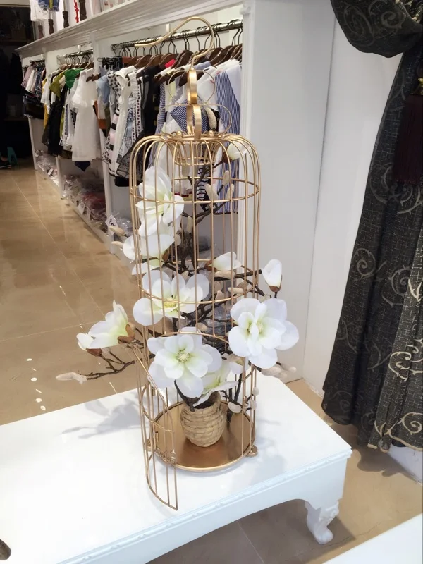 Metal iron craft decoration wedding bird cage decoration bird cage home living room bedroom window decoration metal  bird cage