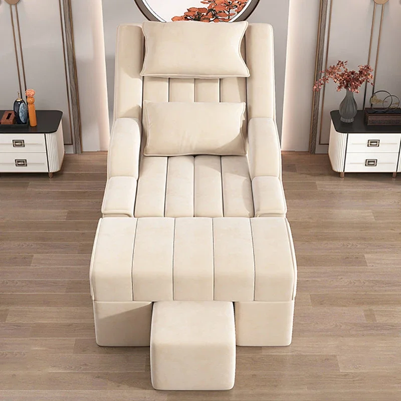 

Light Luxury Reclining Sofas Pedicure Sofa Foot Massage Chair Nail Shop Beauty Massage Chair Electric Foot Bath Reclining Chairs