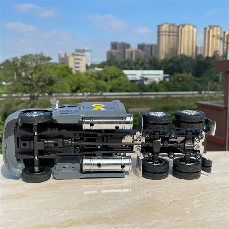 1/32 387 alliage lourd remorque camion tête tracteur modèle de voiture moulé sous pression conteneur véhicules de Transport camion voiture modèle enfants jouet cadeau