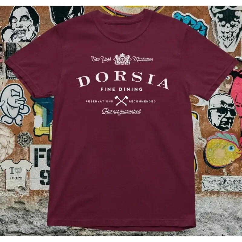 Dorsia Restaurant T Shirt 100 Cotton Bateman