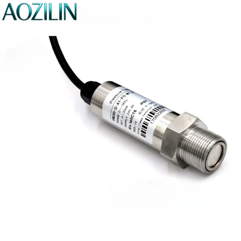 AOZILIN HM90 High Frequency Pressure Transmitter Dynamic Hydraulic Pneumatic Pulse Pressure Sensor For Pump Valve