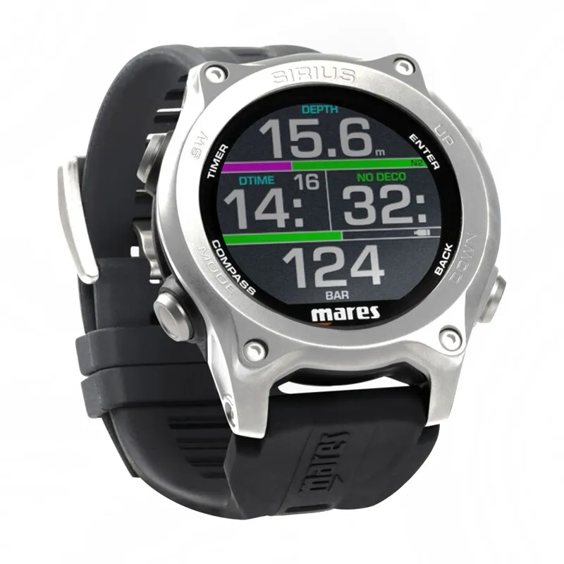 Mares SIRIUS Sirius Diving Computer Watch Scuba Free Diving Watch Bluetooth Wireless Charging