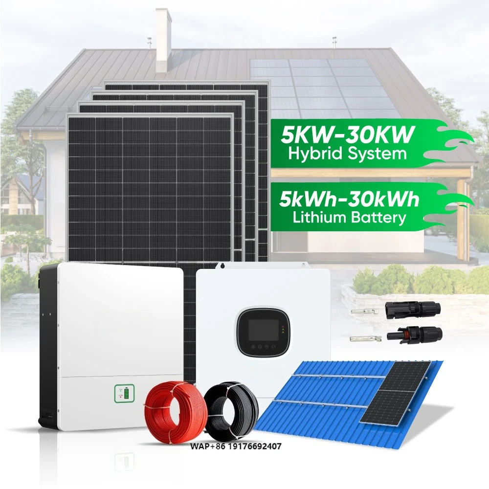 Sunpal Residential Off Grid Solar Energy Storage System 5Kw 20Kw 30Kw Solar Power Hybrid System With Battery