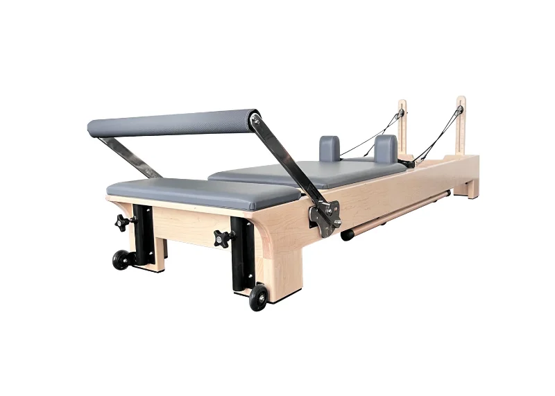 Wood Pilates Reformers Hot Sale Gym Studio Use Include Box Jump Board Machine