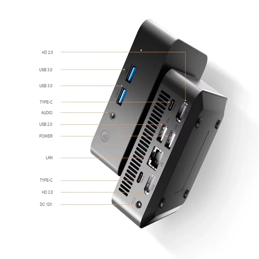 Mini computer Windows 11 Intel Core i9 8950HK mini computer pc 16 GB di RAM DDR4 1 TB 2 TB SSD Desktop pc WiFi 6 pc computer da gioco