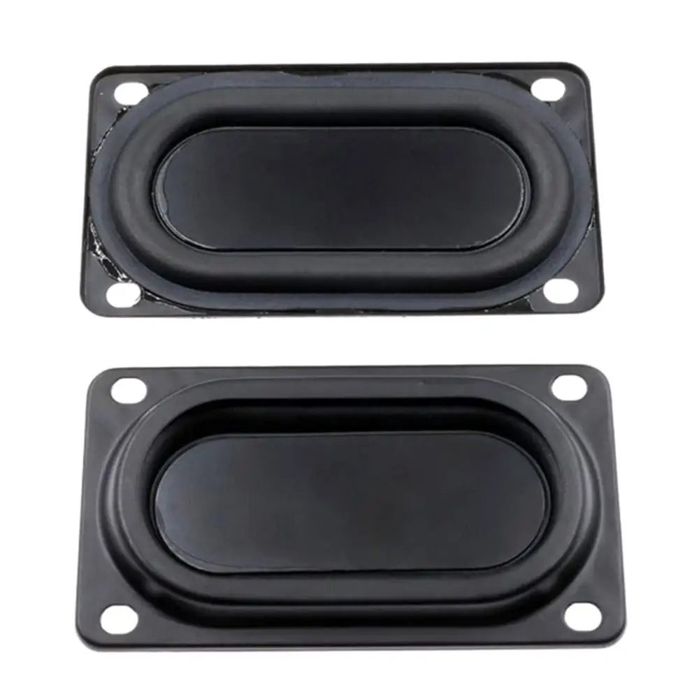 1/2Pcs 5090 Passive Bass Resonance Plate Rectangular Low Frequency Rubber Vibration Diaphragm With Mounting Holes
