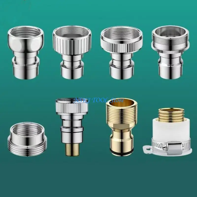 L8RC 1/2 Inch Fitting Strong Quick Connection Adapters for Washing Machine Auto Wash Hose