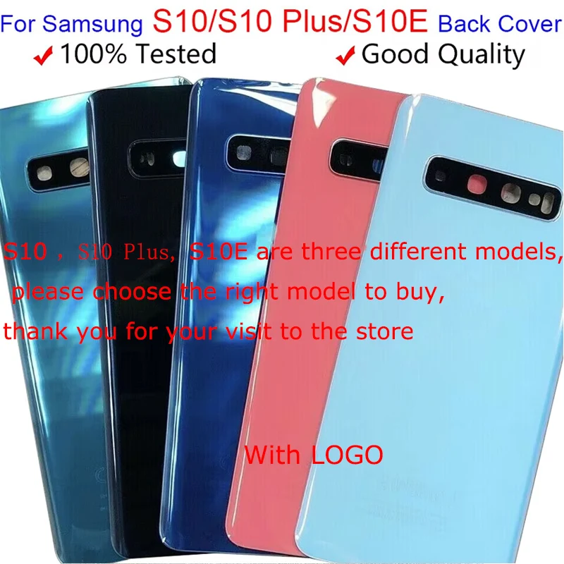 

Замена заднего стекла для нового S10 S10e S10 Plus S10 + Крышка батарейного отсека задний корпус фотоаппарата стеклянная рамка объектива