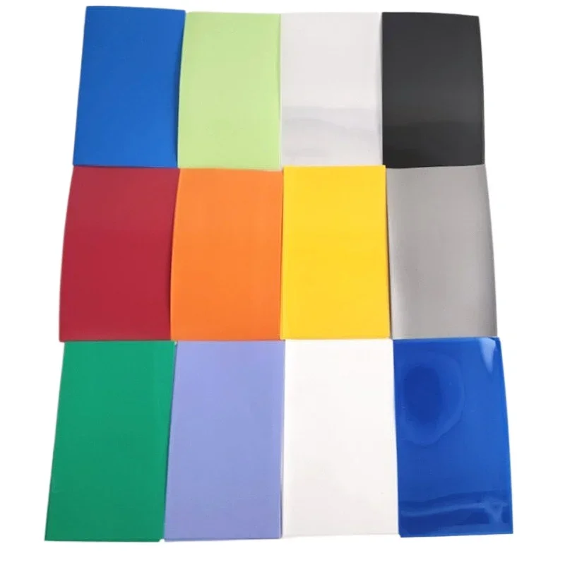 10pcs/bag 26650 Lithium Battery PVC Heat Shrinkable Film Battery Skin Heat Shrinkable Sleeve