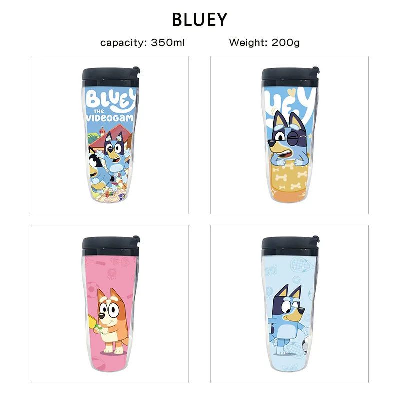

2026 NEW Bluey Water Bottle Double Layer Insulated Tumbler with Straw for Kids Travel Coffee Cup