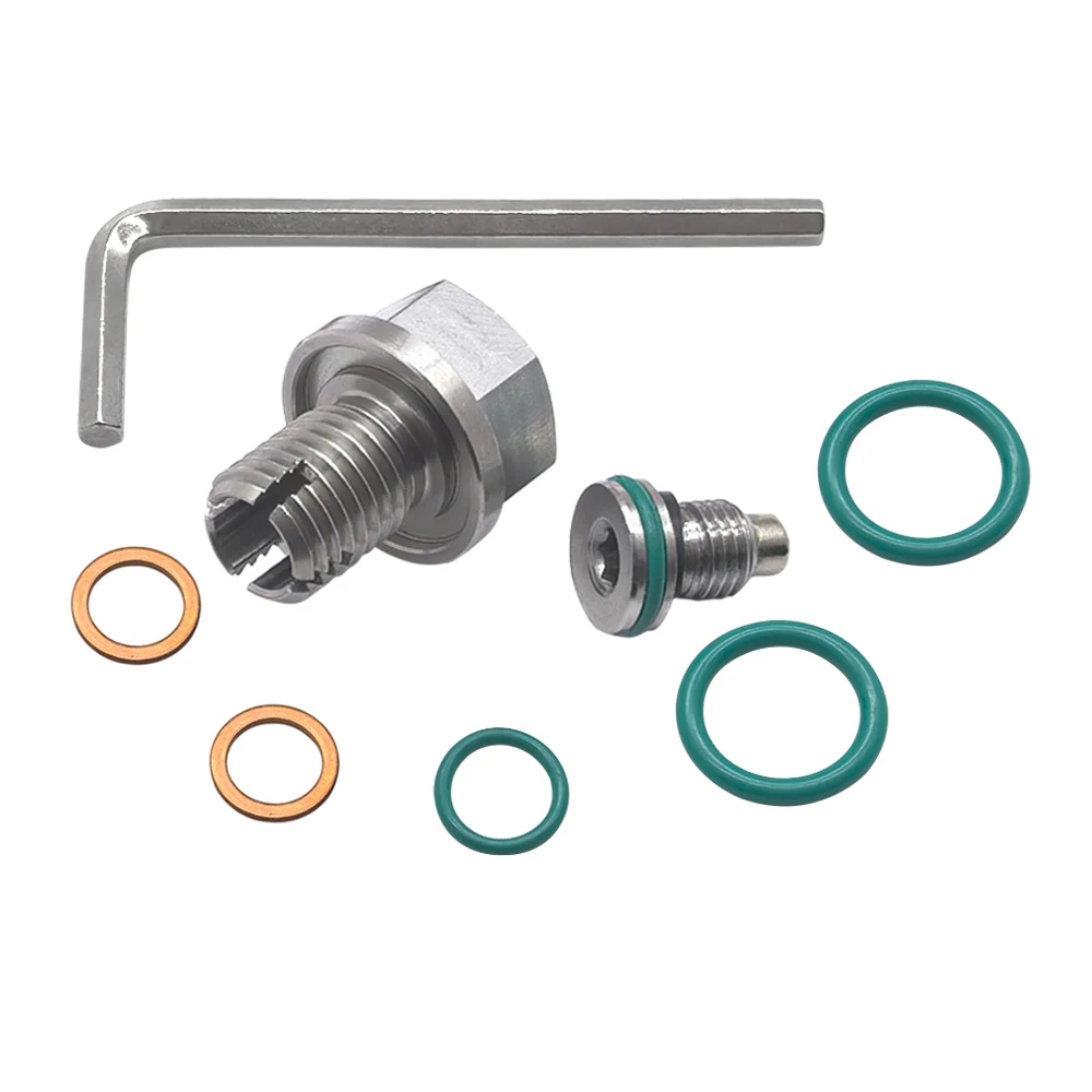 

Magnetic Oversized Self Tapping Oil Drain Plug M12*1.5 Stainless Steel Oil Pan Thread Repair Kit Fits Most Toyota Nissan Fiat