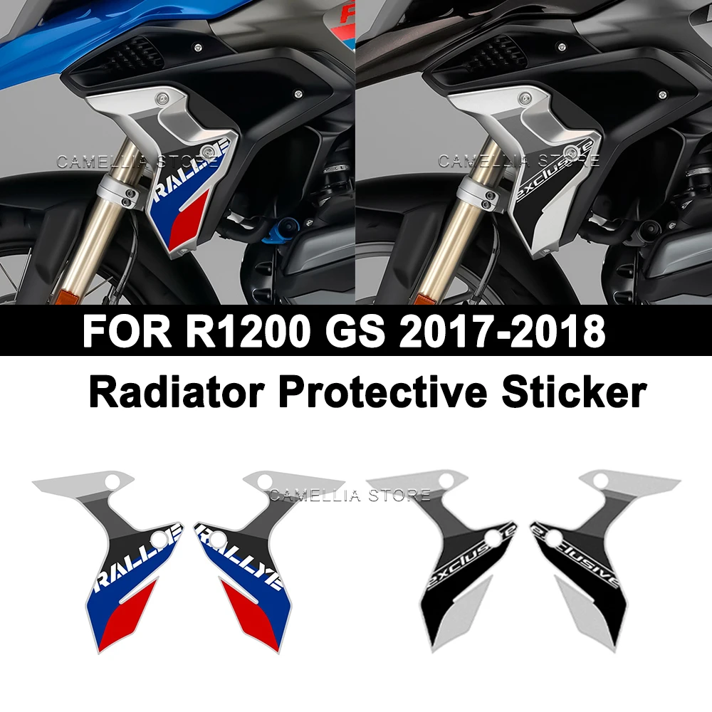 

Motorcycle Sticker Waterproof 3d Epoxy Sticker R1200GS Radiator Spoiler Sticker for R 1200 GS 2017-2018