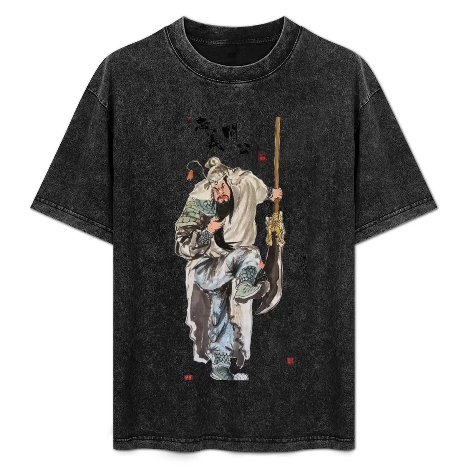 

General Guan on One Leg T-Shirt cotton tshirt 100% funny t shirts man T-Shirt