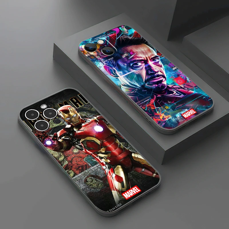 Чехол для телефона с принтом Железного человека, Мстители для iPhone 15 14 13 12 11 Pro Max 6 6S 7 8 Plus 13 12 Mini X XR XS Max