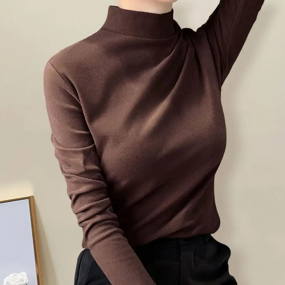 2023 New autumn/winter cashmere sweater women\'s turtleneck pullover ultra-thin pile neck sweater wool knit