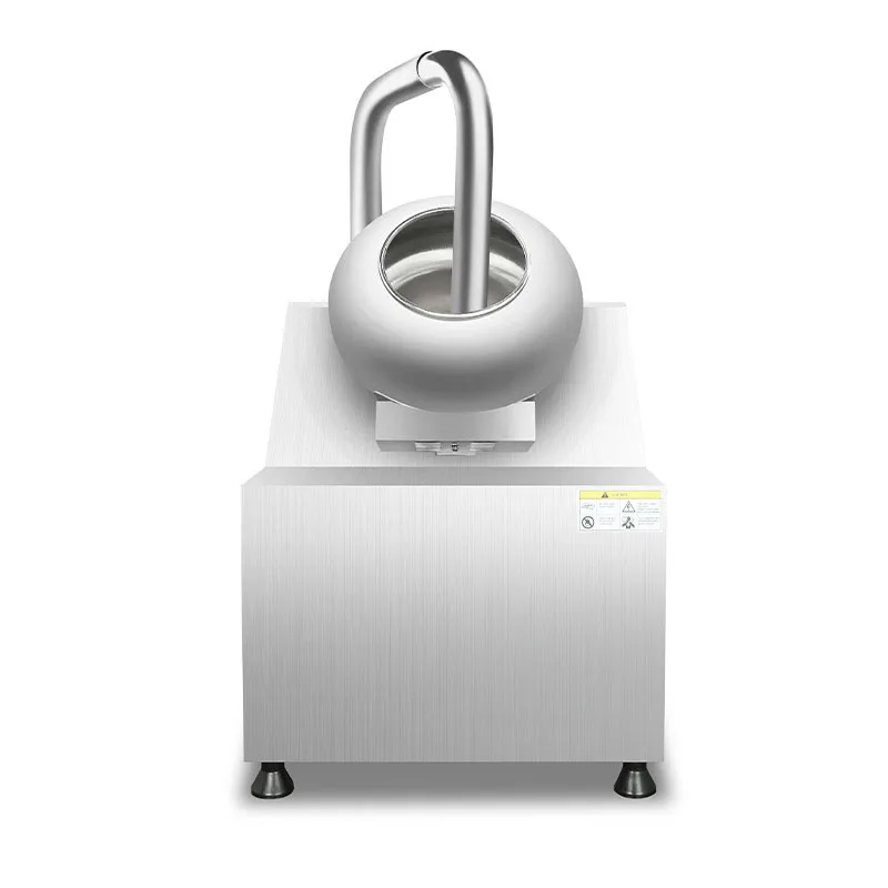 ماكينة طلاء السكر والشوكولاتة التجارية الكهربائية 220 فولت 110 فولت معطف الحلوى والفول السوداني لمتجر الوجبات الخفيفة كفاءة عالية #3