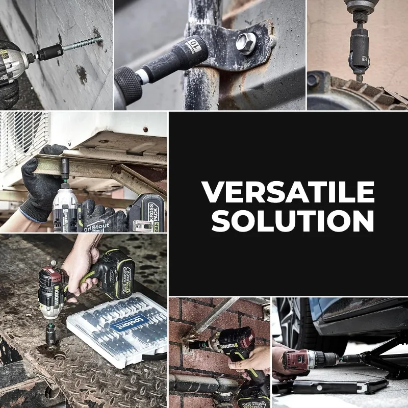 Magnetic Impact Nut Driver Set, 34pcs Impact Driver Bit Set, Deep Nut Driver Set, Impact Socket Adapters