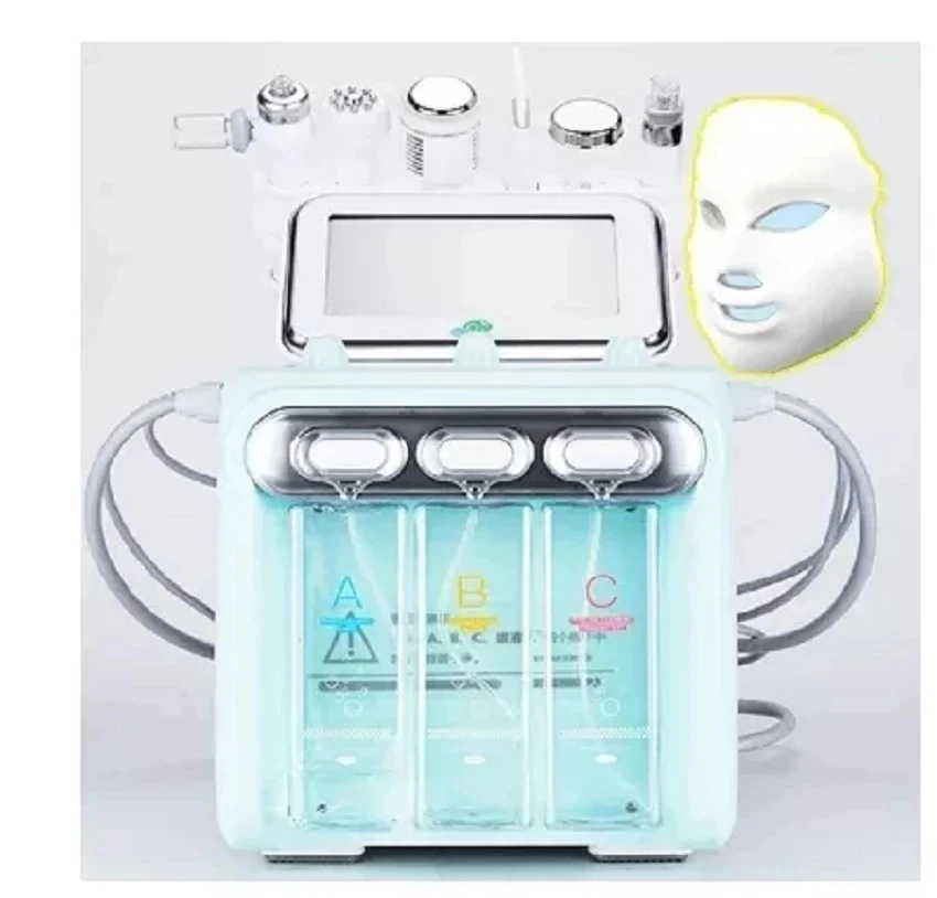 7 in1 H2O2 Water Oxygen Jet Peel Hydra Beauty Skin Cleansing Hydra Dermabrasion Facial Water Aqua Peeling Machine for home use