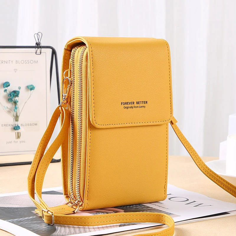 New Versatile Touch Screen Phone Bag For Women's Fashion Korean Crossbody Shoulder Bags Multi Functional Mini Girls' Daily Pack