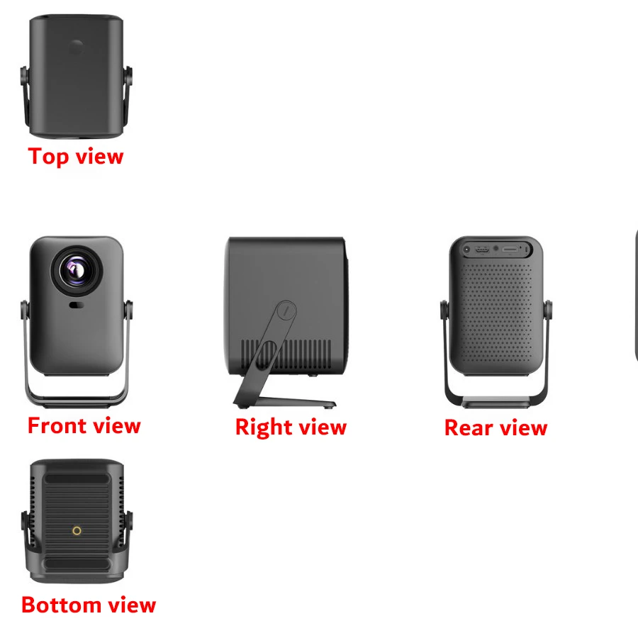 ZXY LONNST L40 Led Projector Cinema Beamer HD 720p Home Theater Video Projector Portatil Smart Android Proyector 4k