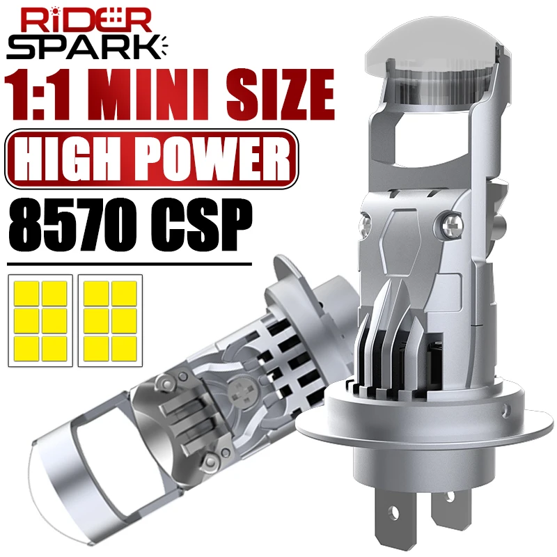 

H7 H4 H11 LED Car Headlight Bulb Canbus Mini Lens H8 H9 9005 HB3 9006 HB4 9012 HIR2 Car Light 8570 CSP 6000K Projector Fog Lamp