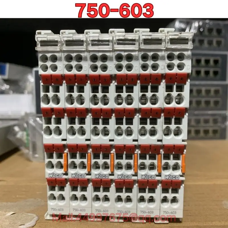 

Second-hand 750-603 PLC module functional test is normal