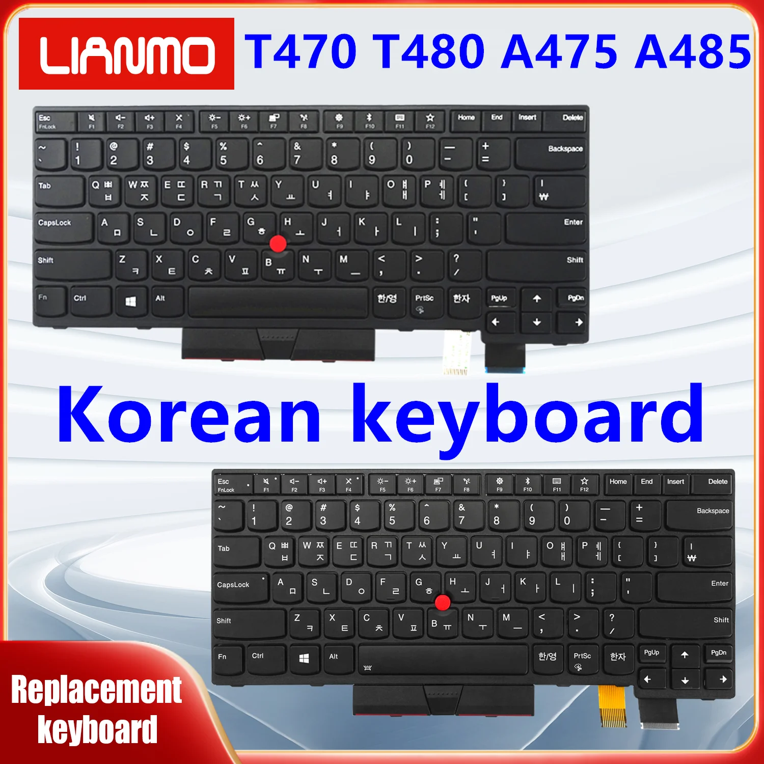 

Suitable for Lenovo ThinkPad T470 T480 A475 A485 Korean Keyboard
