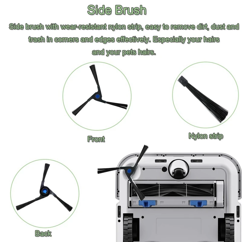 Piezas de repuesto para Robot aspirador Ecovacs Deebot X2 / X2 Omni / X2 Pro / DEX86, accesorios de plástico