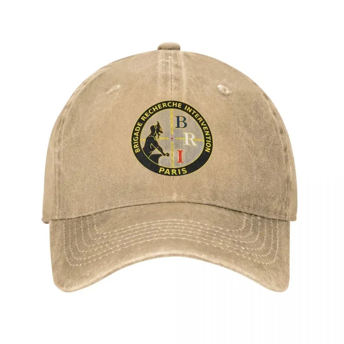 New France BRI French Denim Baseball Cap Special Elite Male Logo Trucker Hat Spring Classic University Casual Snapback Cap