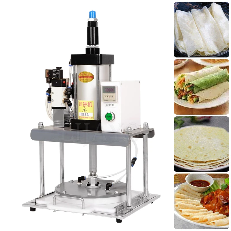 

Automatic Round Pancake Molding Machine Easily Operation Tortilla Press Roast Duck Thin Pancake Forming Machine