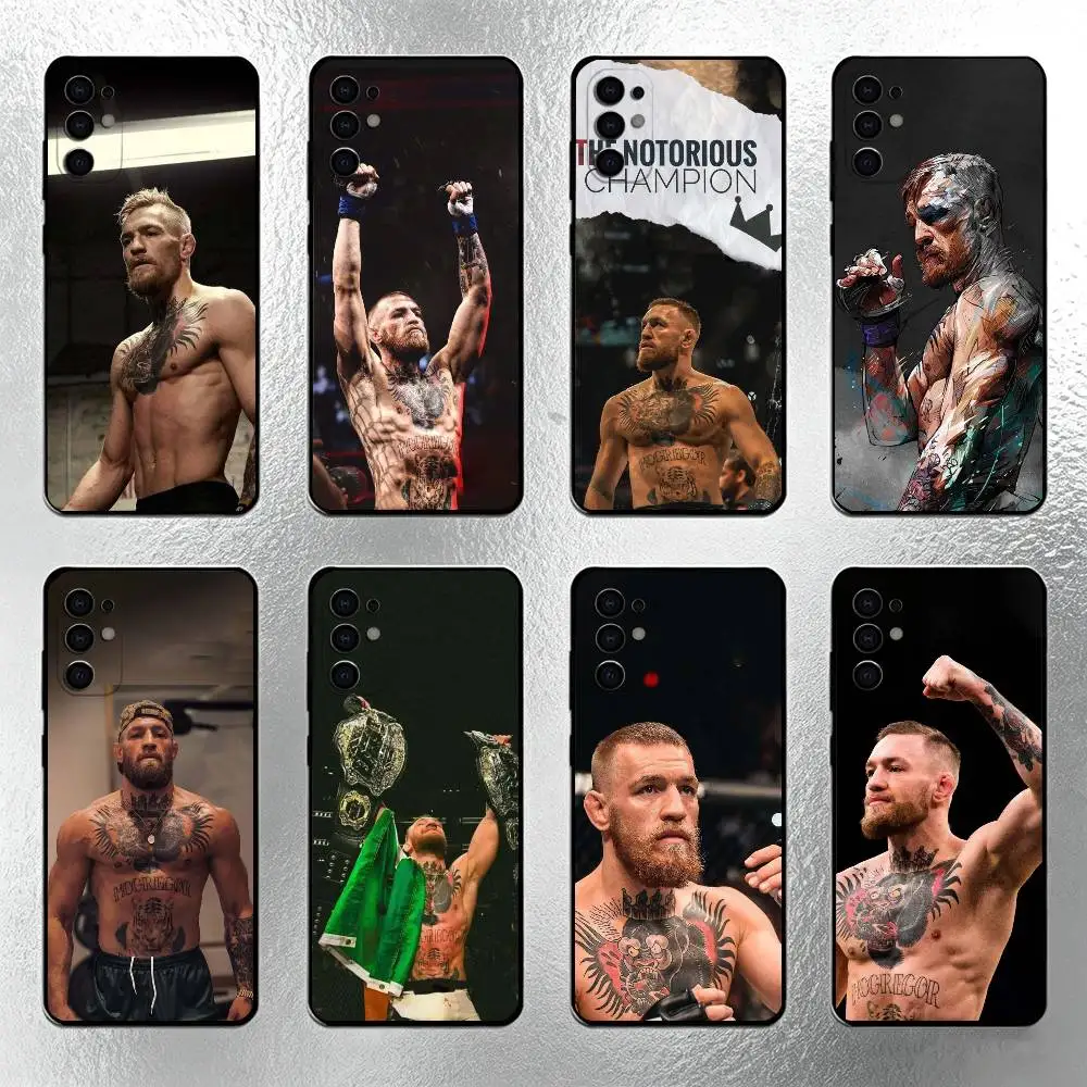 Conor McGregor Boxing Phone Case For Samsung S25,S24,S21,S22,S23,S30,Ultra,S20,Plus,Fe,Lite,Note,10,Black Cover
