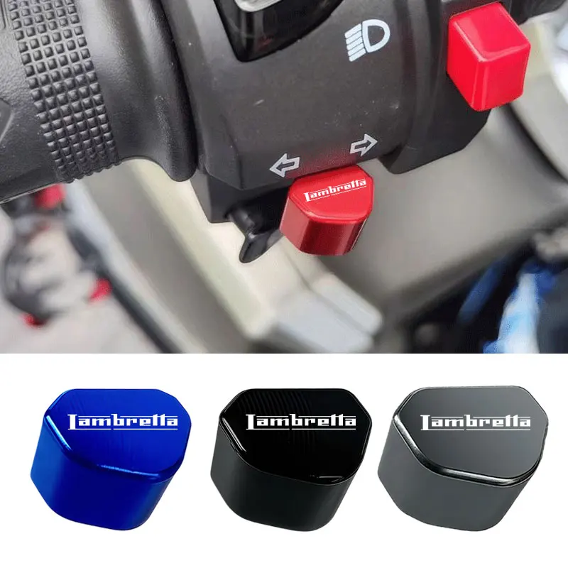 Für Lambretta G350 X300 V125 V200 V50 X125 Zubehör Aluminium Motorrad Blinker Schalter Taste Keycap