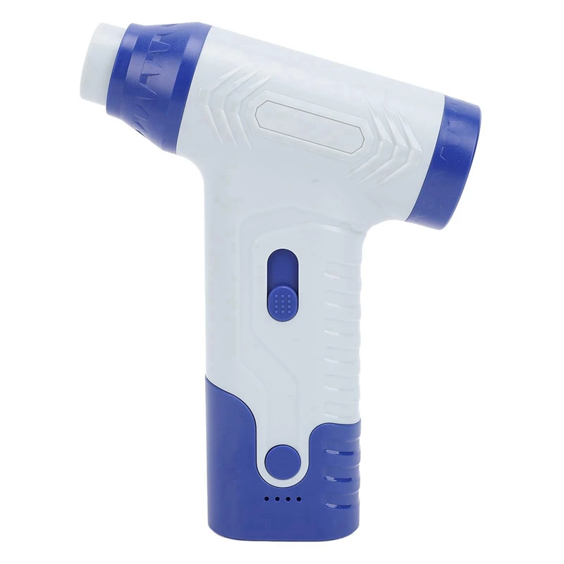 Portable Stepless Speed Duster Mini Handheld Fan Rechargeable Turbo Fan for Deep Cleaning and Dust Removal White-A51M