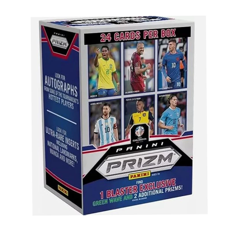 

2023-24 Panini Prizm COPA America Soccer Factory Sealed Blaster Box 6 Packs of 4 Cards Box