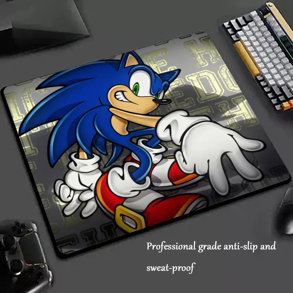 S-Sonic the H-Hedg-ehoES Game Mouse Pad Cartoon rubber Small mouse pad desktop computer office keyboard e-sports ROGs game