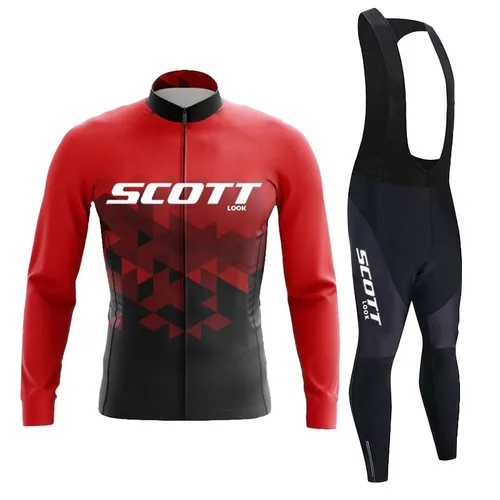 Imagen 1 del producto Pro Team 2025 primavera y otoño conjuntos de Ciclismo de manga larga para hombre Ropa de bicicleta Ropa de bicicleta de montaña trajes Ropa Ciclismo