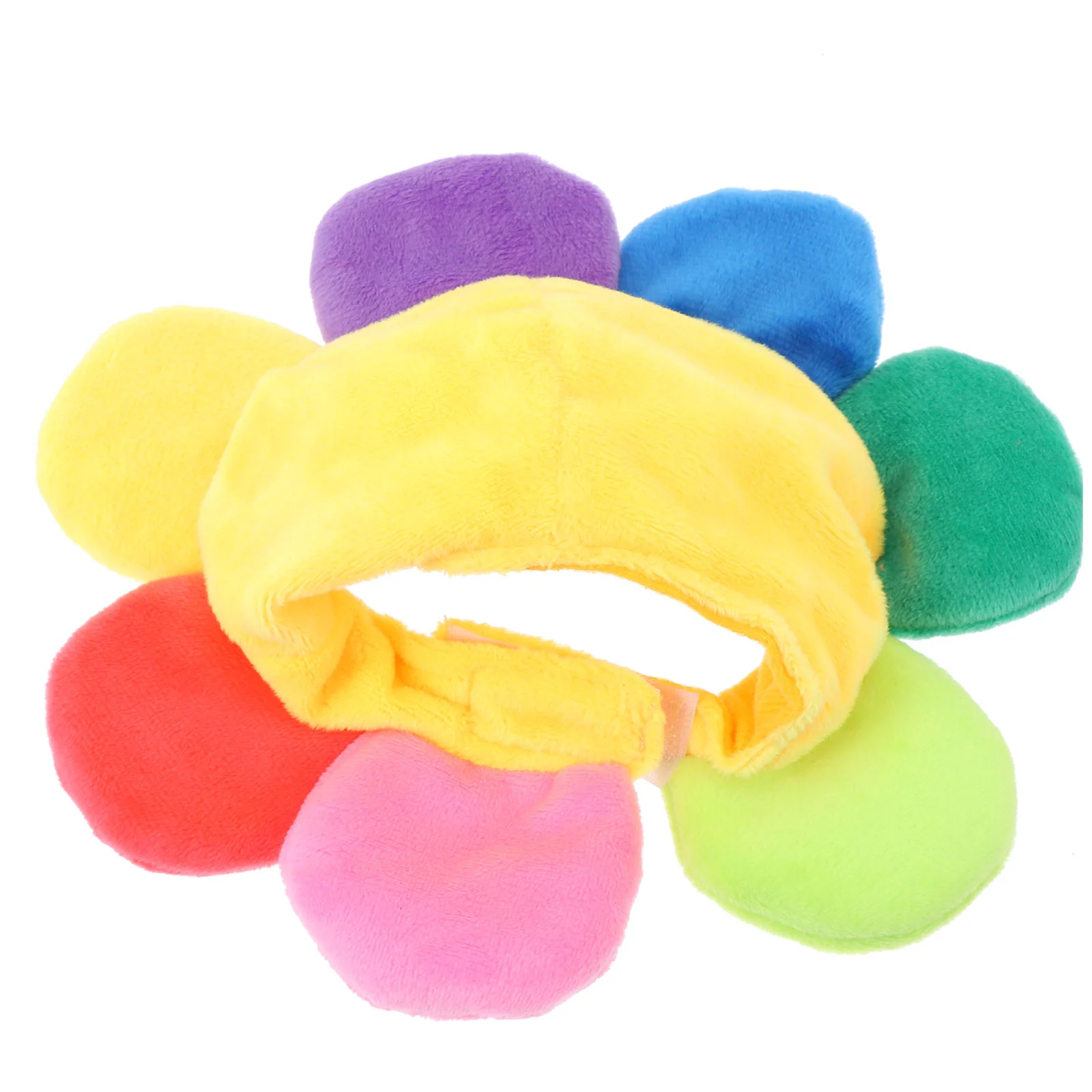 

Flower Headdress Pet Hat Adorable Cat Hood Pets Cute Plush Sunflower Shape Ornament Caps