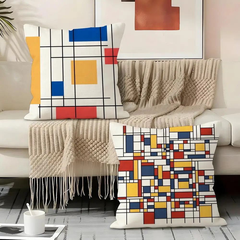 Art B-bauhaus Pillow Case Pillowcase, Double-sided Printed, Sofa Cushion, Bedroom Headboard Pillow