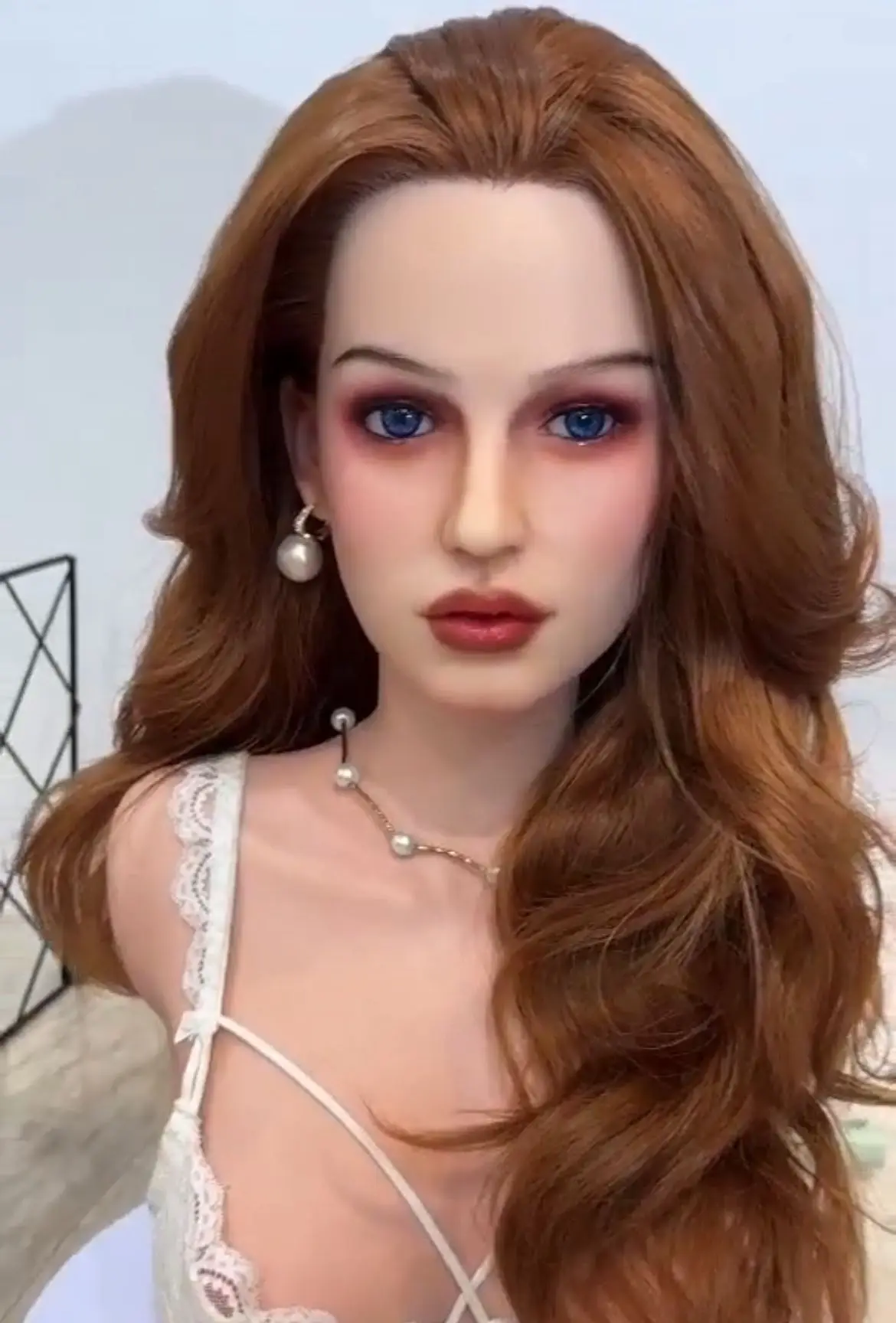

No Tariffs to USA Silicone Doll Head Artificial Hair Transplantation Real Skin M16 Screw Mouth Opening Action Figure Head
