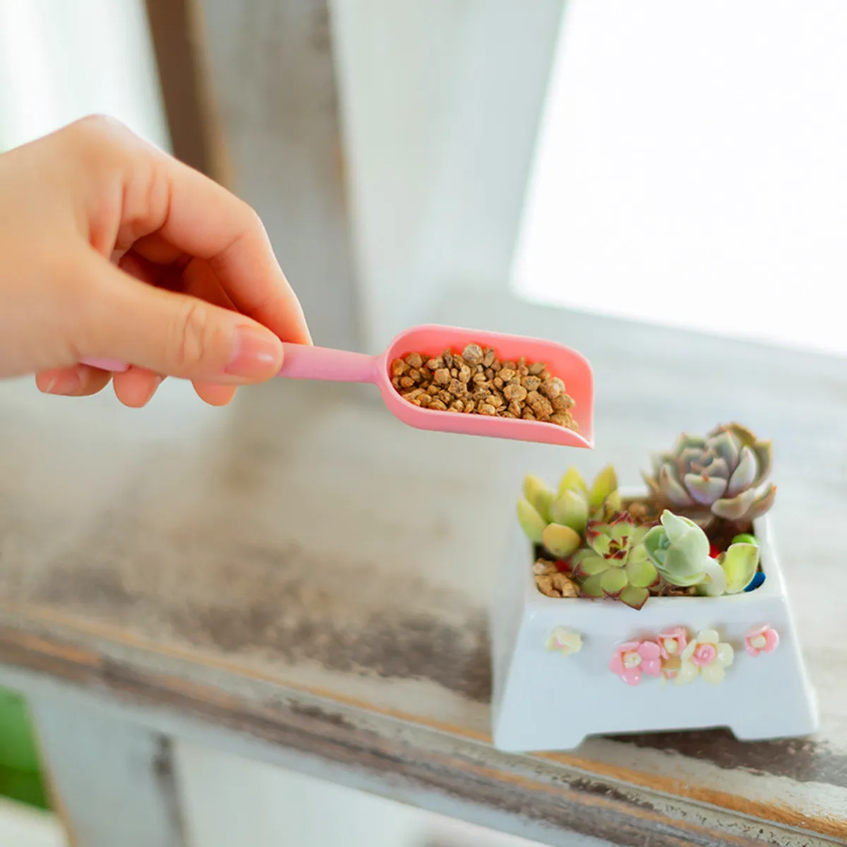 10Pcs Garden Transplanting Tools Plastic Widger Seedlings Transfer Shovel Digging Weeding Loosening Soil Planting Tools for Home