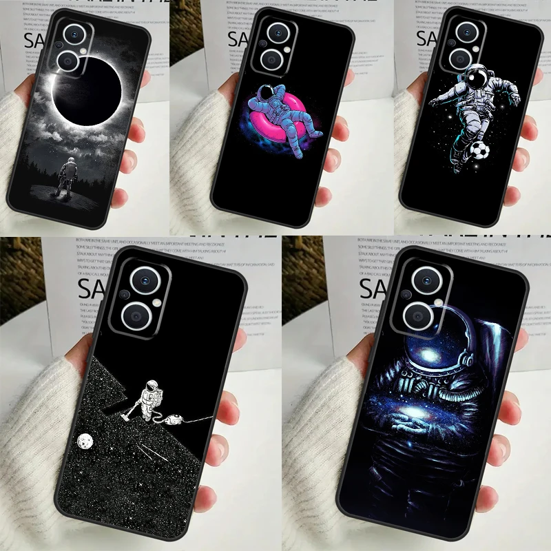 Astronaut Star Space Case For OPPO Reno 11F 10 Pro 4 5 6 7 8 Lite 4Z 5Z 8T OPPO Find X6 X5 Pro X2 X3 Neo Cover