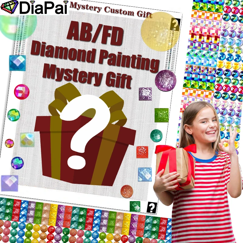 DIAPAI Fairy Dust AB Mystery Diamond Painting Full Square/Round Drill 5D DIY Daimond ricamo strass Decor