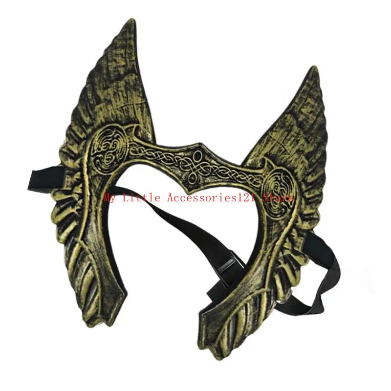 قناع وجه بلاستيكي مفصل من Anime Convention ملحق زي تنكري للنساء والفتيات #5