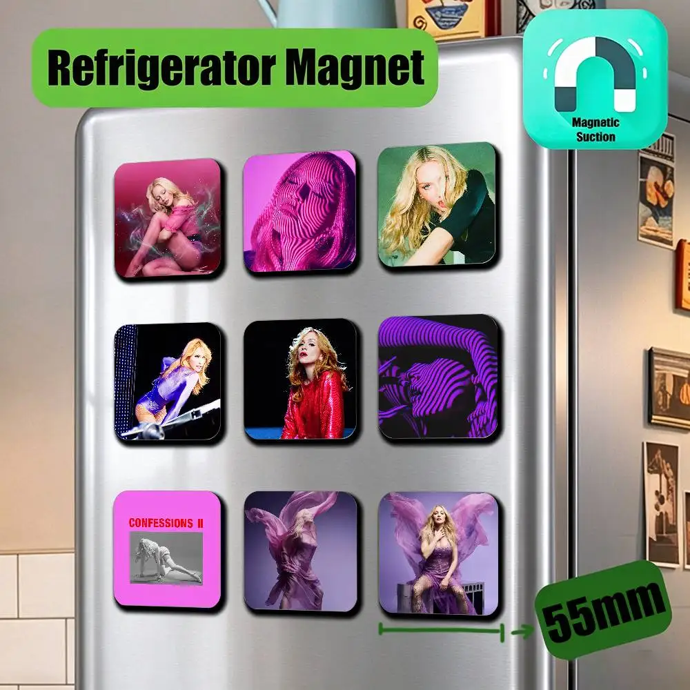 For Madonna Confessions 2 II Refrigerator Magnets Metal Icebox Cabinet Custom Fridge Magnetic Decoration Cover