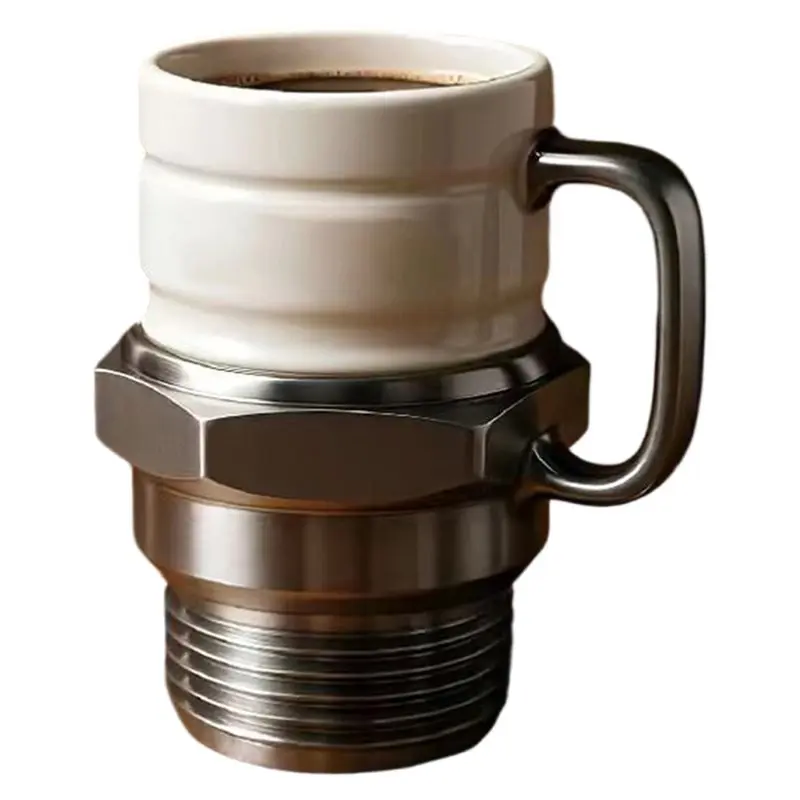 

【PARTY DAY】1Pc Spark Plug Coffee Mug Spark Plug Coffee Mug Mechanic And Gearbox Automotive Theme Coffee Mug Engine Design
