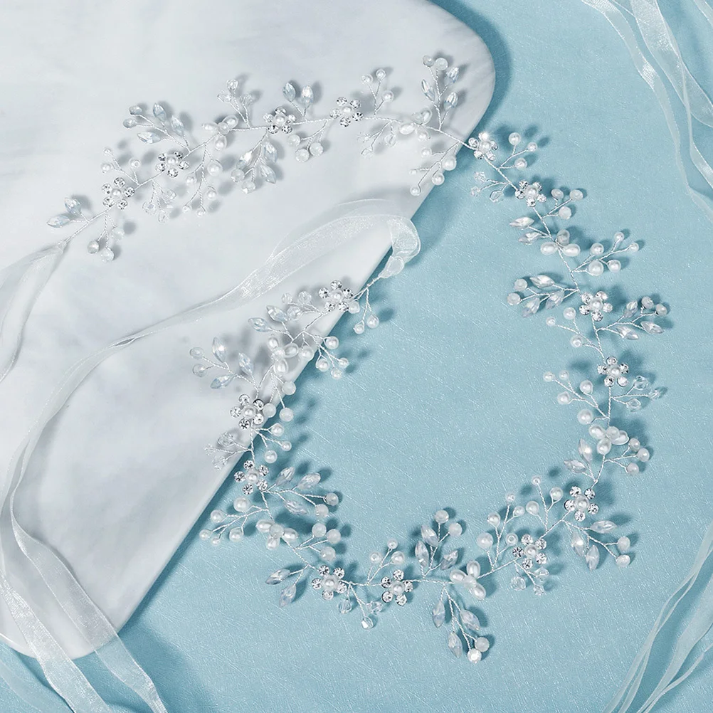 1 pezzo di cintura da sposa cintura a catena da sposa fiore di perle fascia durevole accessorio chic per la sposa festa di fidanzamento di nozze banchetto