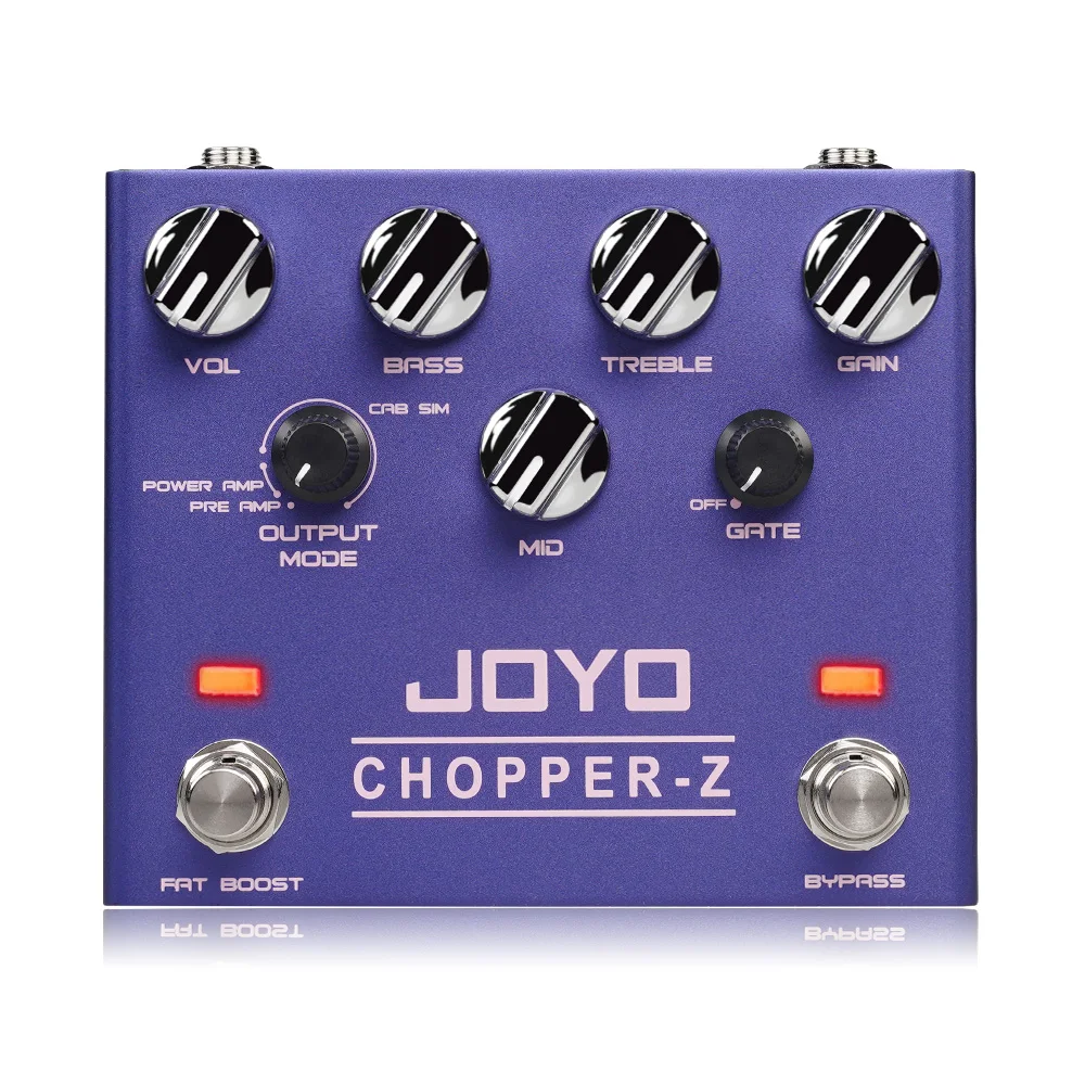 JOYO R-18 CHOPPER-Z Distortion Guitar Effect Pedal Modern Metal Sound Noise Gate High Gain Amplifier Simulation Guitar Pedal