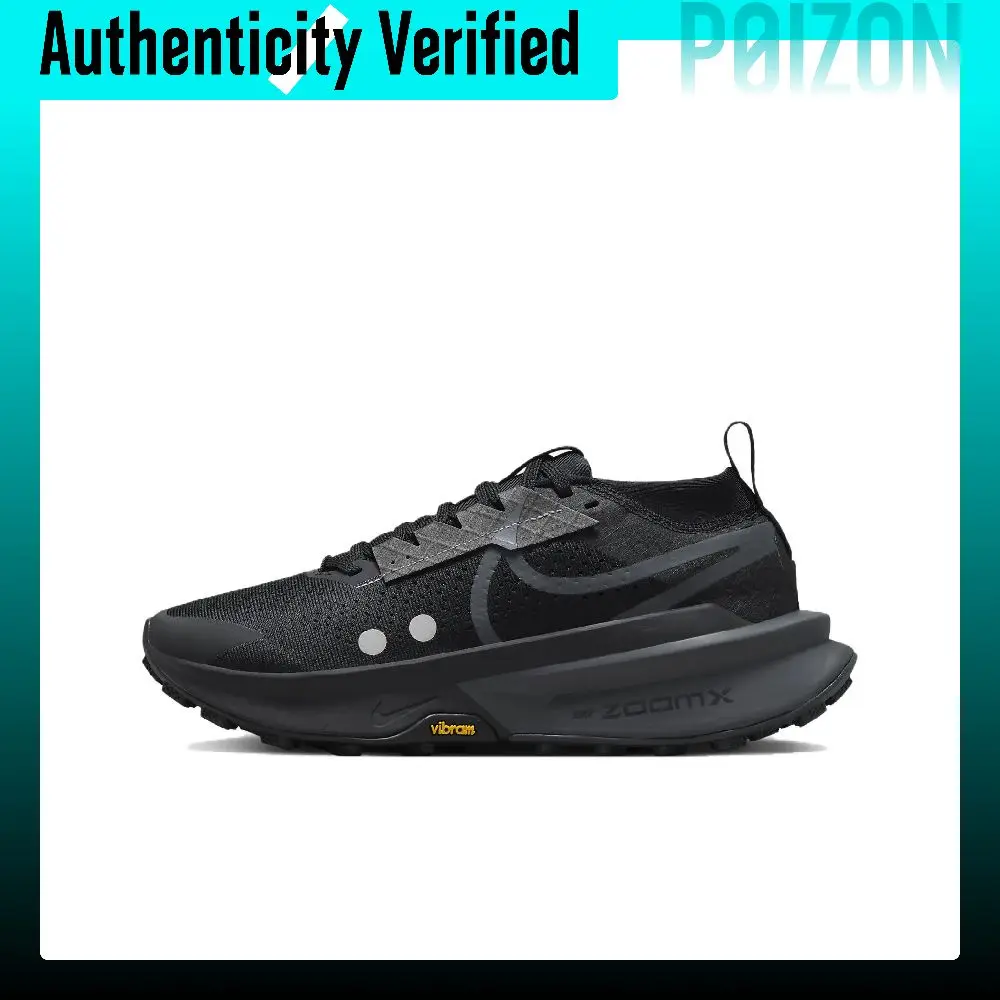 Nike Zegama Trail 2 Comfortable Slip Resistant Abrasion Resistant Mid top Running Shoes Women's Black FD5191-003
