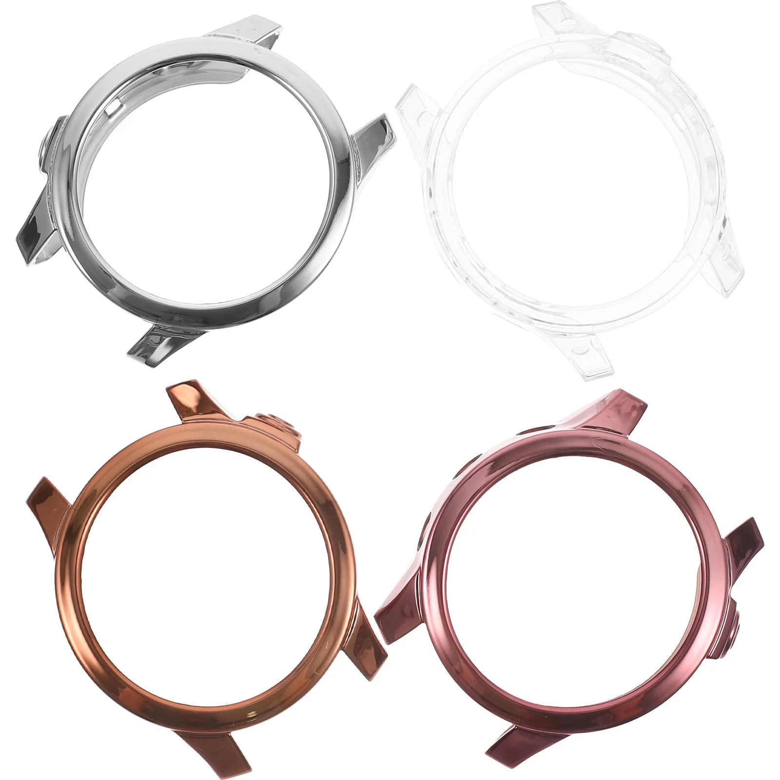 

4Pcs Watch Screen Protector Case Anti-Shock Reusable Tpu Cover for Smartwatch Detachable Protective Watch Accessories